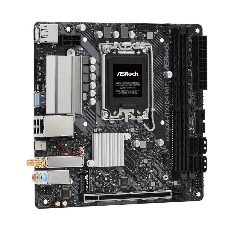 For ASRock B760M-ITX/D4 WiFi Motherboard LGA 1700 Intel B760 DDR4 Mini ITX