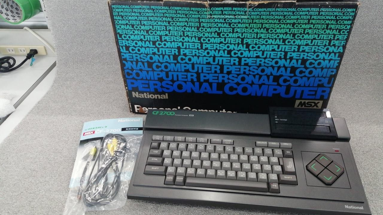 National CF-2700 MSX Personal Computer Boxed with Manual Retro Japan Console JP