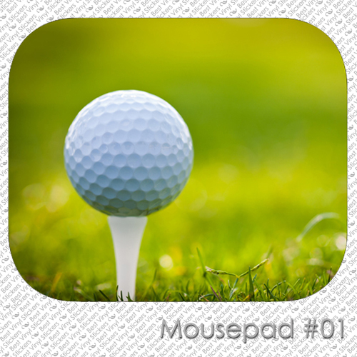GOLF BALL SPORT COURSE COUNTRY CLUB HOLE CUSTOM MOUSE PAD MOUSEPAD (SM-01)