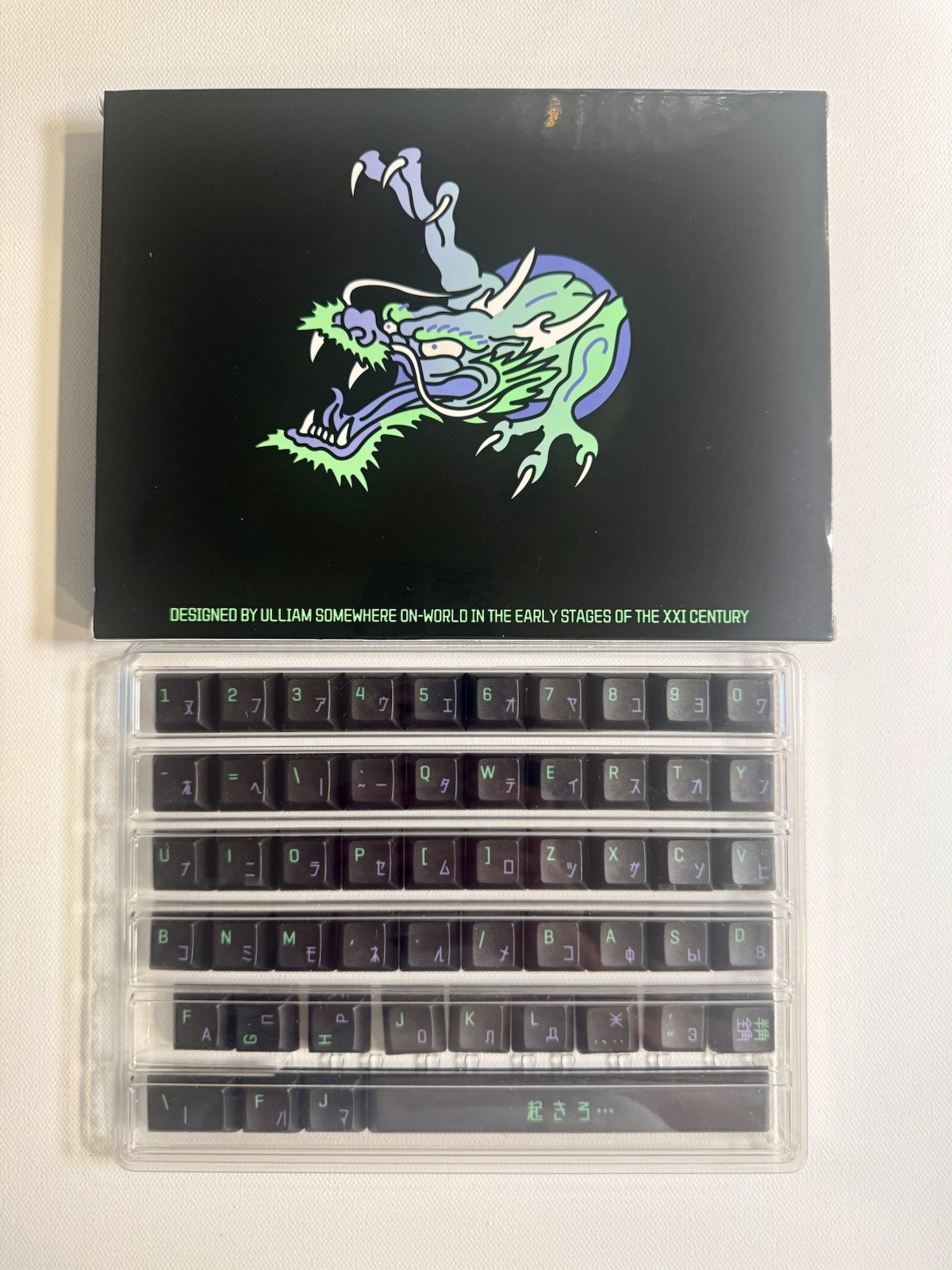 KAT Cyberspace EN Katakana Keycap Set by Keyreative PBT KAT Profile New Sealed