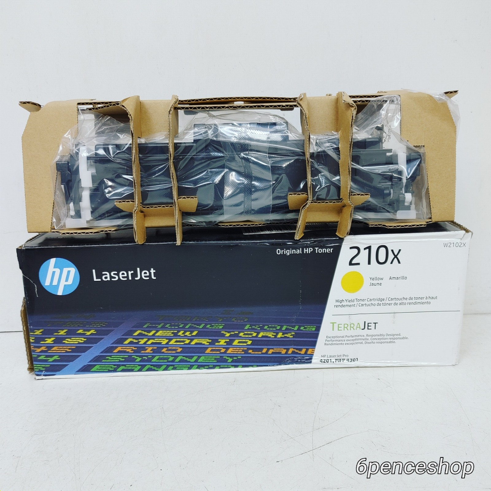 Sealed in OB-HP 210X Yellow Original LaserJet Toner Cartridge W2102X