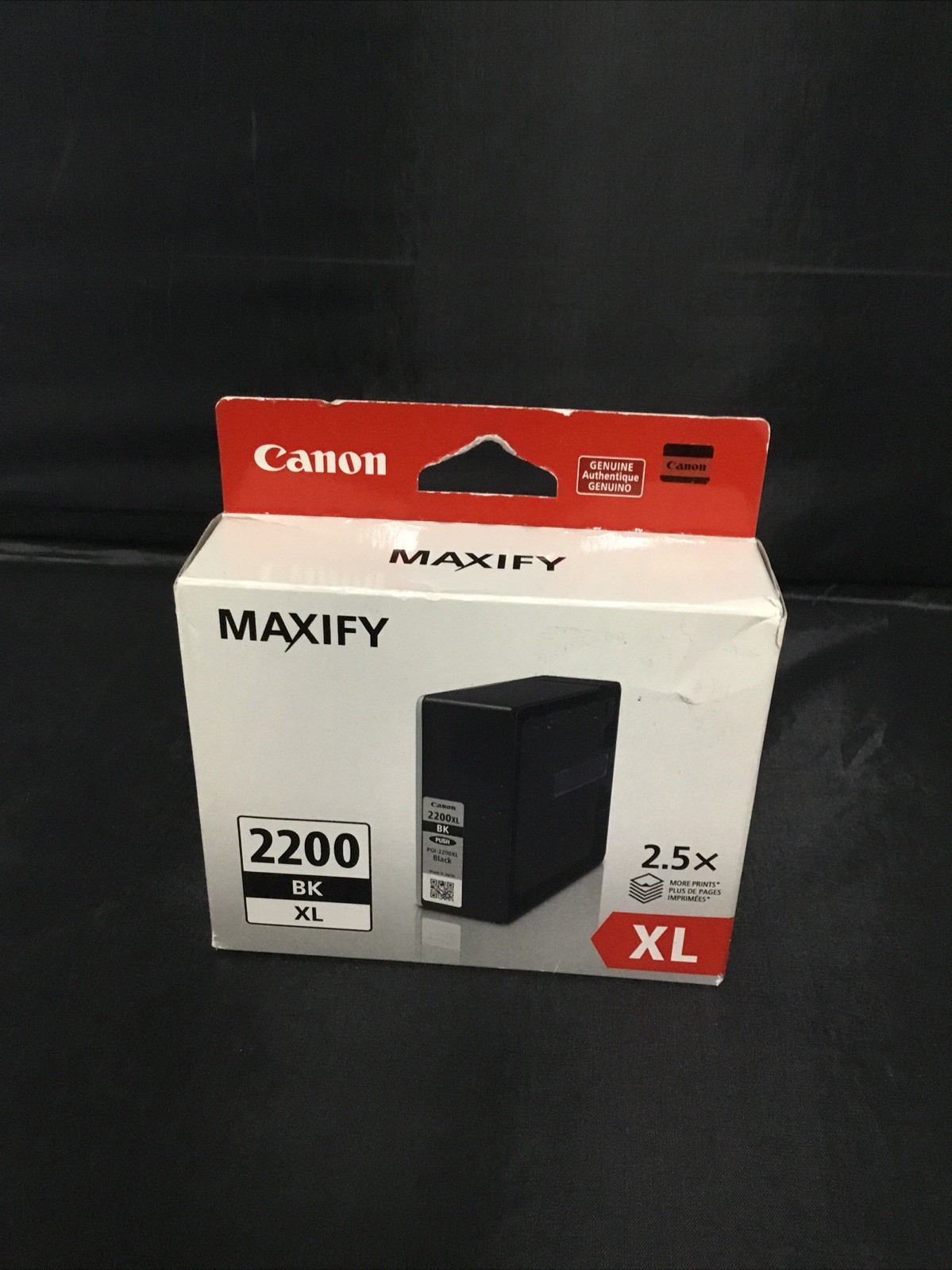 Genuine Canon Maxify PGI-2200 XL BLACK ink Tank Brand New