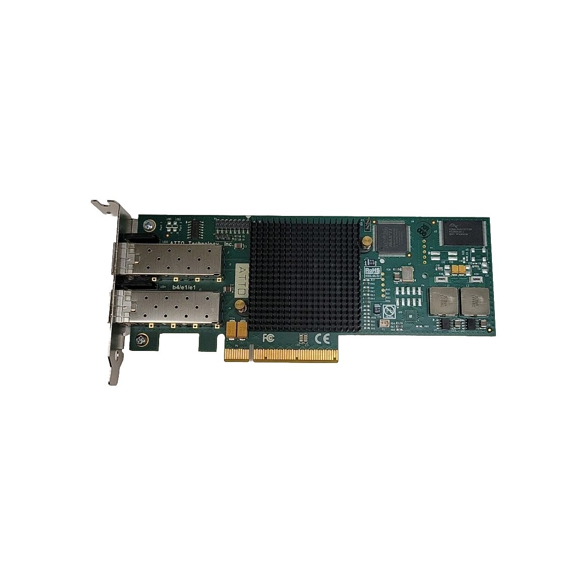 ATTO Celerity FC82EN 8GB Dual Port Fibre Channel PCIe FC HBA Card 0231-PCBX-001