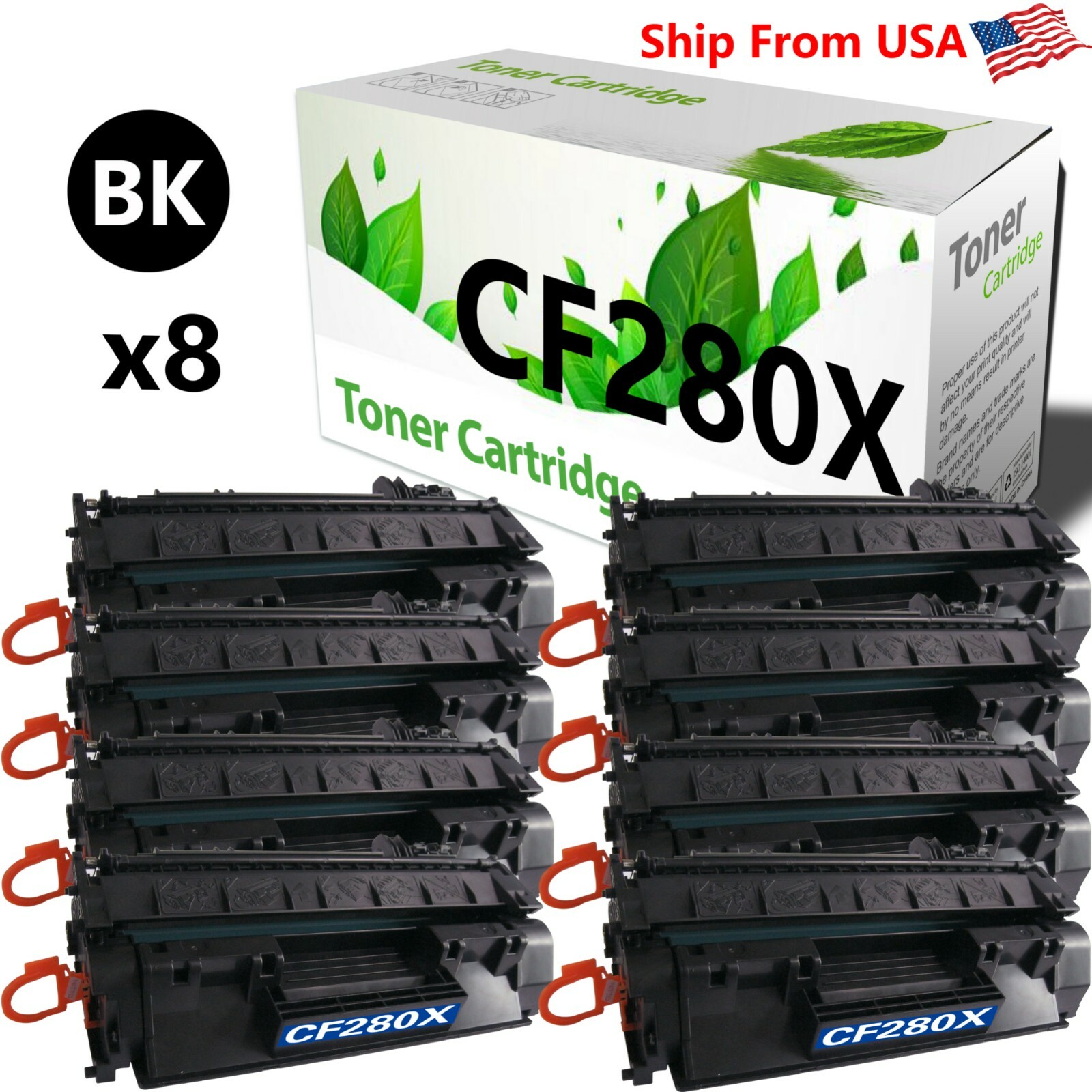8PK CF280X 280X Toner Cartridge for Laser Jet Pro 400 M425dn M425dw