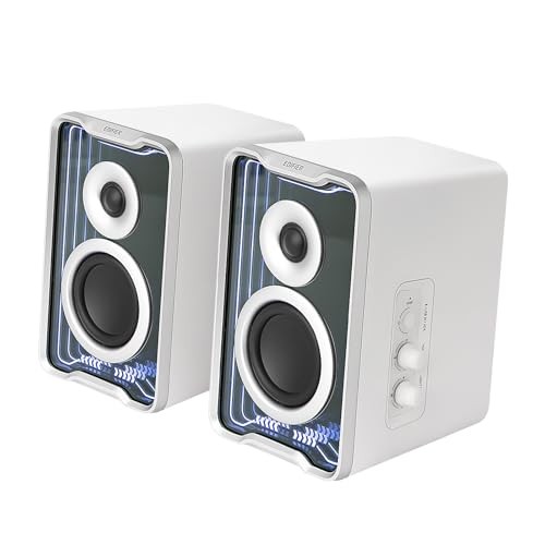 Edifier QR30 Speaker Bluetooth Small 30W 63-20khz RGB Light White