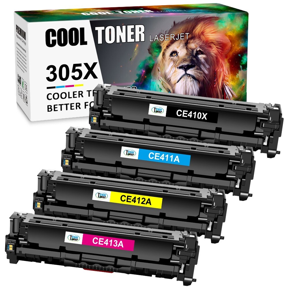 4P CE410X-CE413A 305X Toner For HP LaserJet Pro 300 400 Color MFP M375nw M451nw