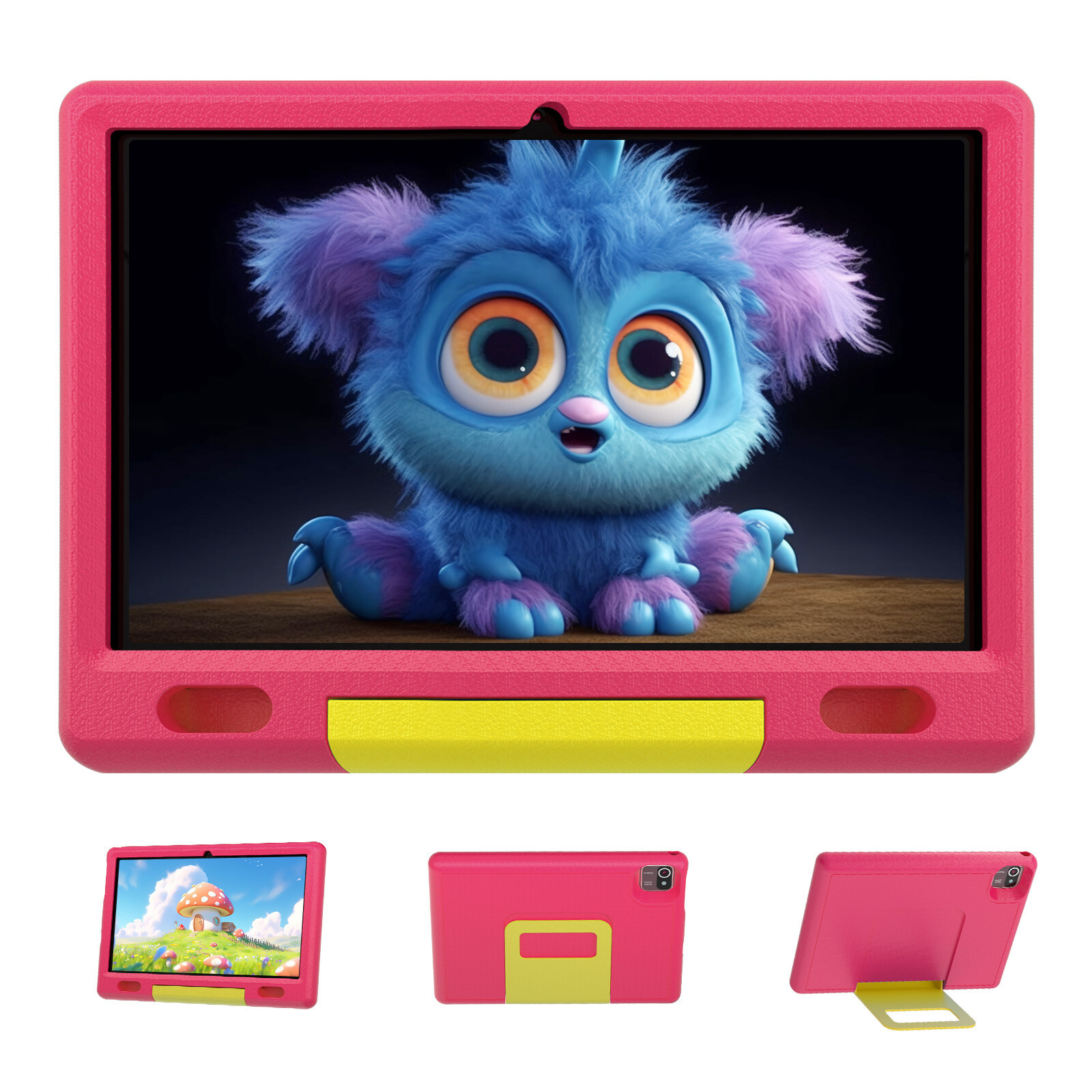 Kids Tablet 10.1" Android 13 Tablets 6GB + 64GB with Shockproof for 3-12 Kids