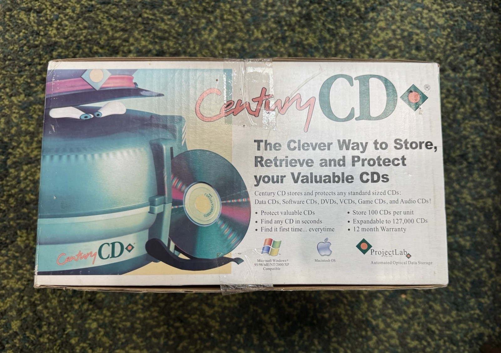 Century CD CD/DVD Jukebox Storage - 100 CD/DVD/Discs USB