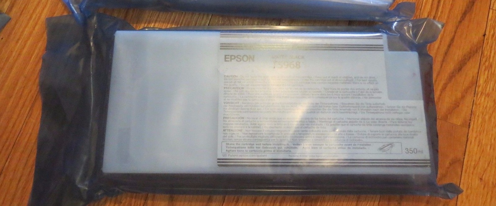 GENUINE NEW EPSON T5968 MATTE BLACK 7700 7890 7900 9700 date 09/2016