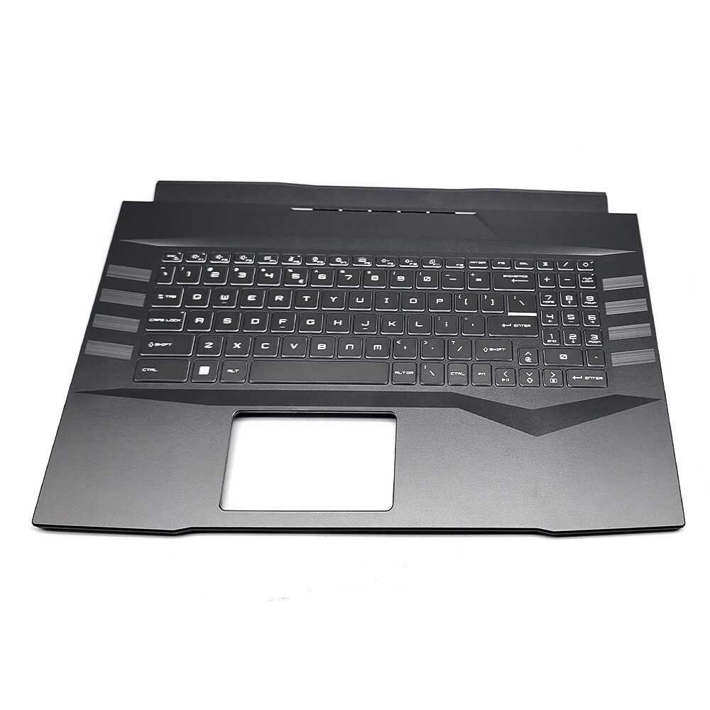 New Palmrest With Backlit Keyboard Black For MSI Pulse GL76 11UDK SCK MS-17L1 US