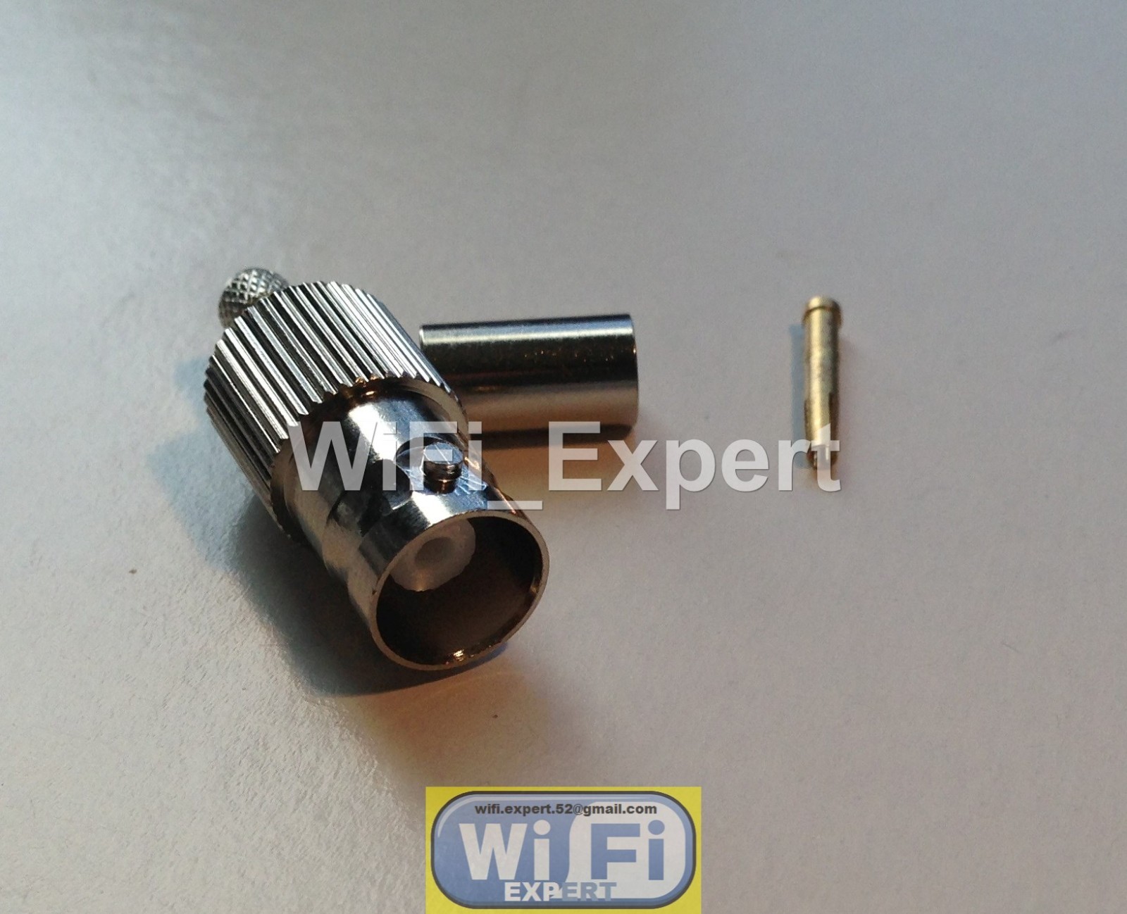 10 x BNC Female Plug crimp RG58 LMR195 RG142 Cable Straight RF connector USA