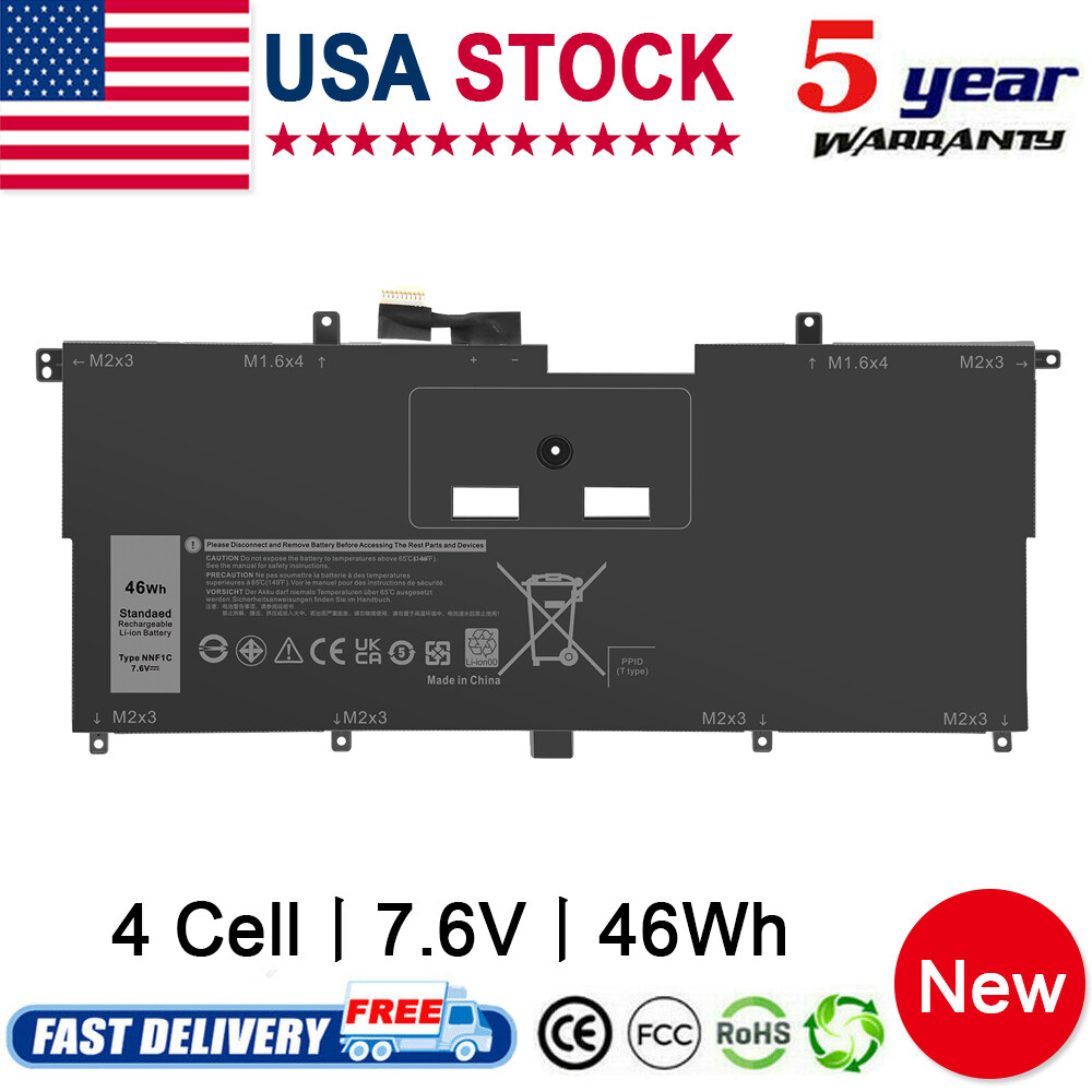 NNF1C Battery for Dell XPS 13 9365 2in1 2017 XPS 13-9365-D1605TS HMPFH 0NNF1C PC