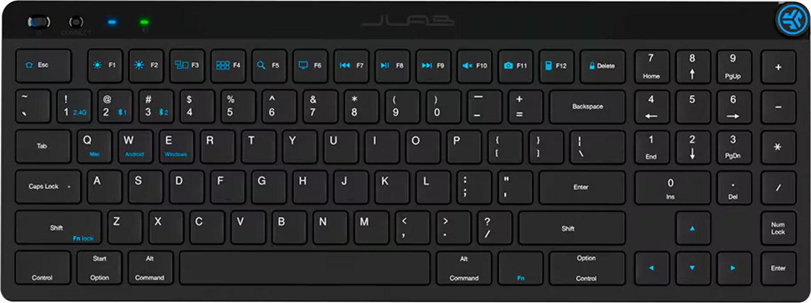 JLab - JBuds Wireless Keyboard - Black