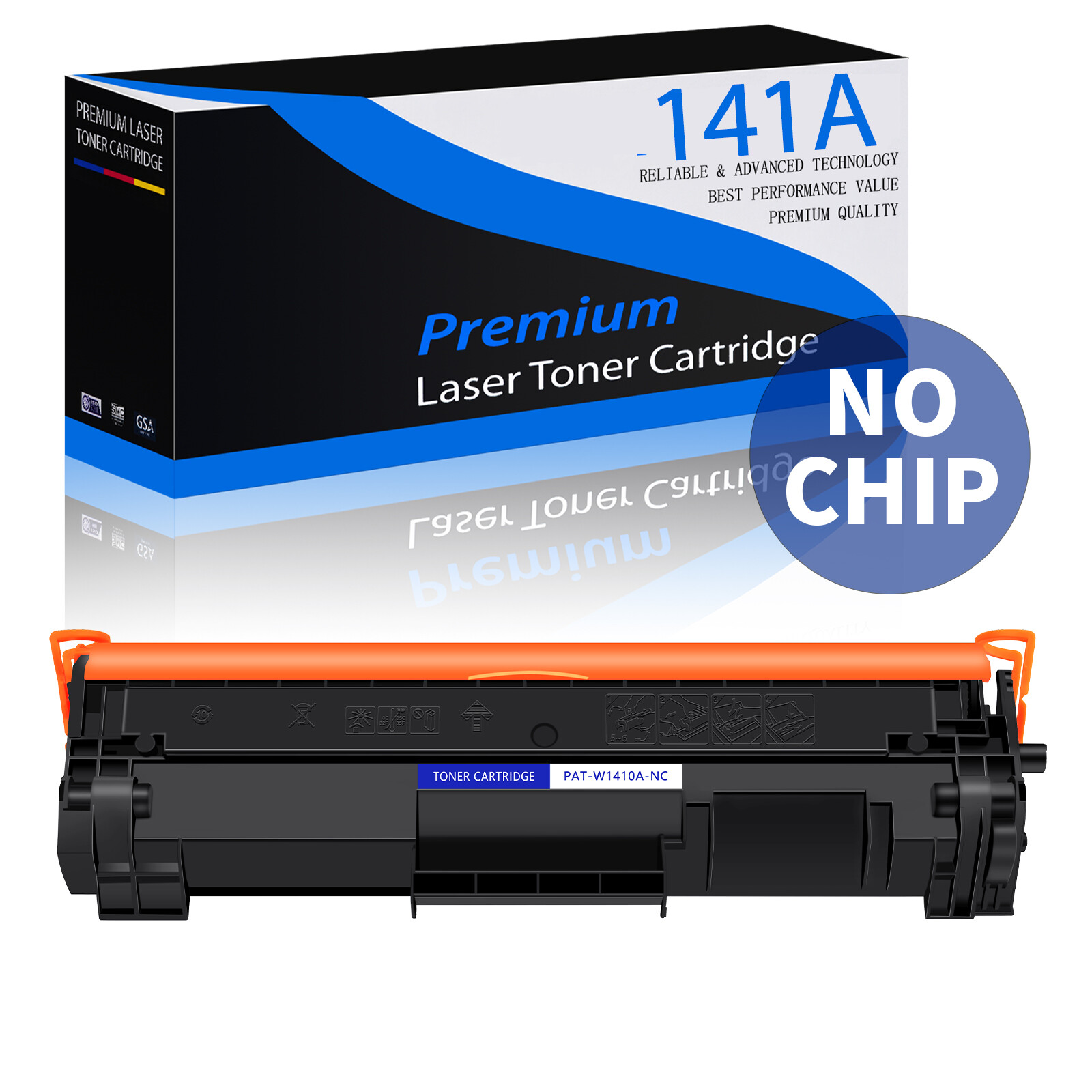 1PK 141A Toner Cartridge Compatible for HP W1410A LaserJet M110w M139w NO CHIP