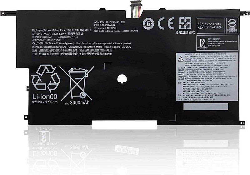 00HW003 00HW002 Battery For Lenovo ThinkPad X1 Carbon 3 2015 Gen 2 14" Series