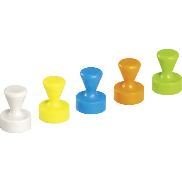 Maul 6168599 Neodymium Magnet (Ø x H) 12mm x 16mm Cone White, Yellow, Blue,