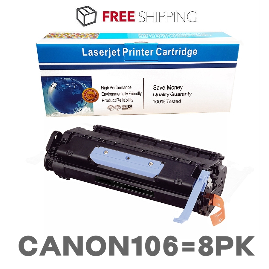 8PK Canon106 CRG106 Toner Cartridge MF6530 MF6540 MF6550 MF6560 MF6580 MF6590