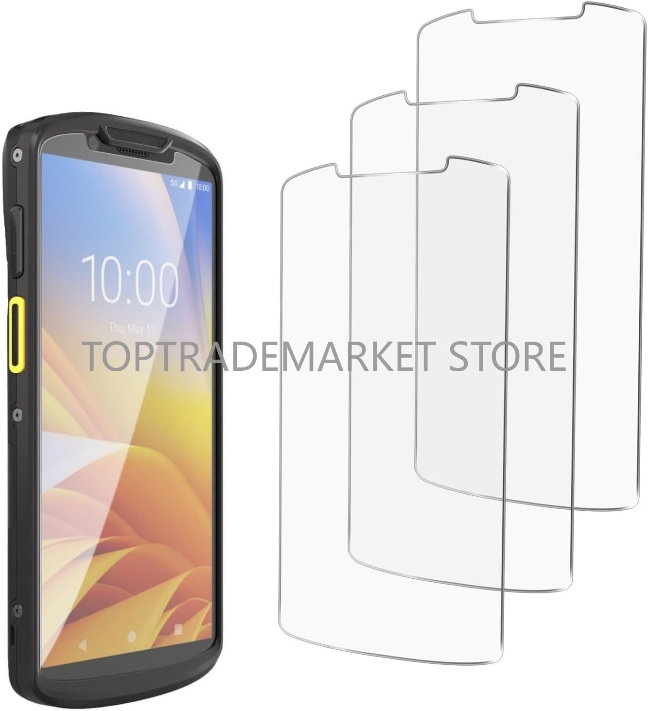 3PCS Tempered Glass Screen Protector for Zebra Symbol TC53 TC58 Protective Film