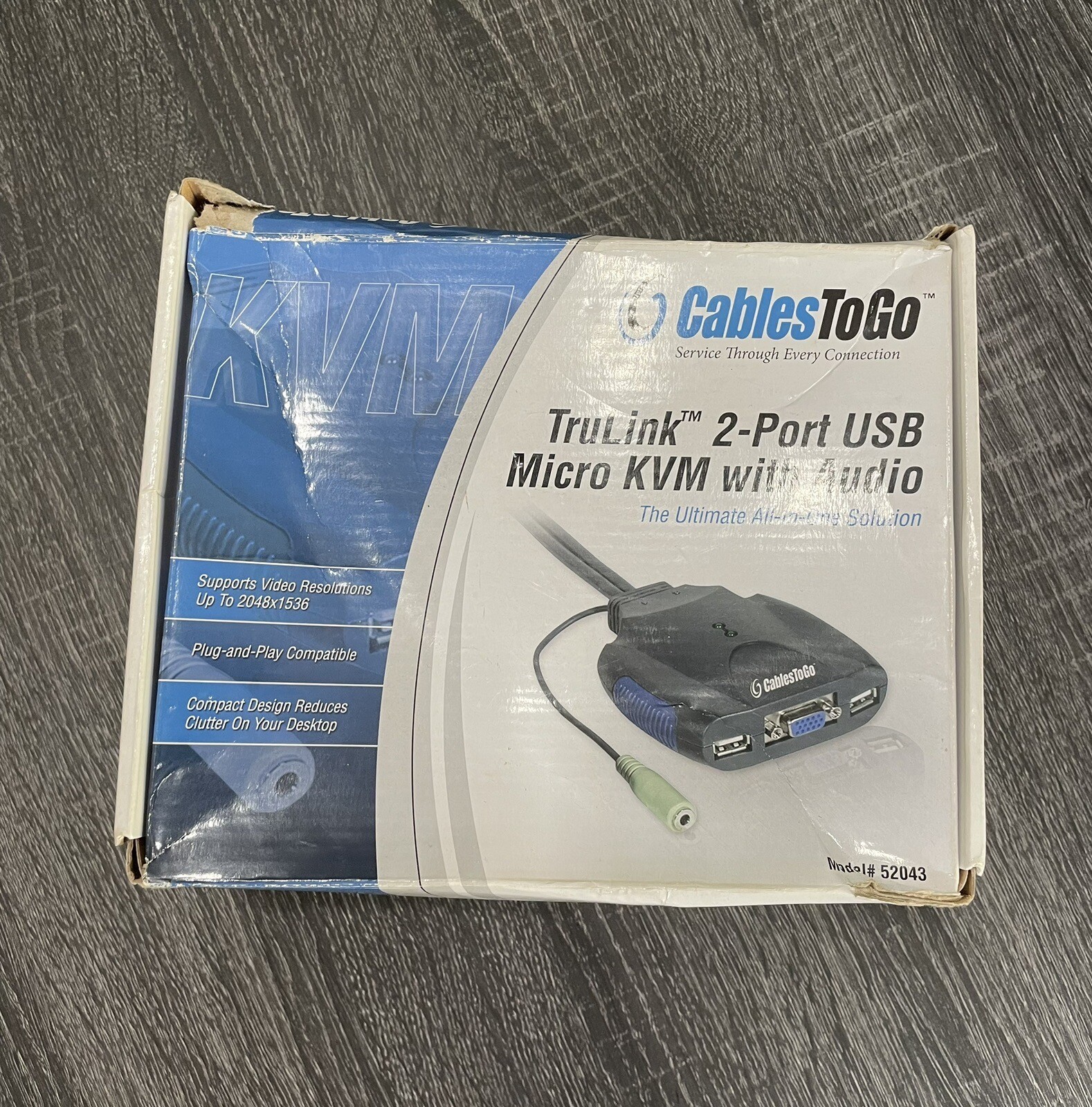Tru Link 2 Port USB Micro KVM With Audio