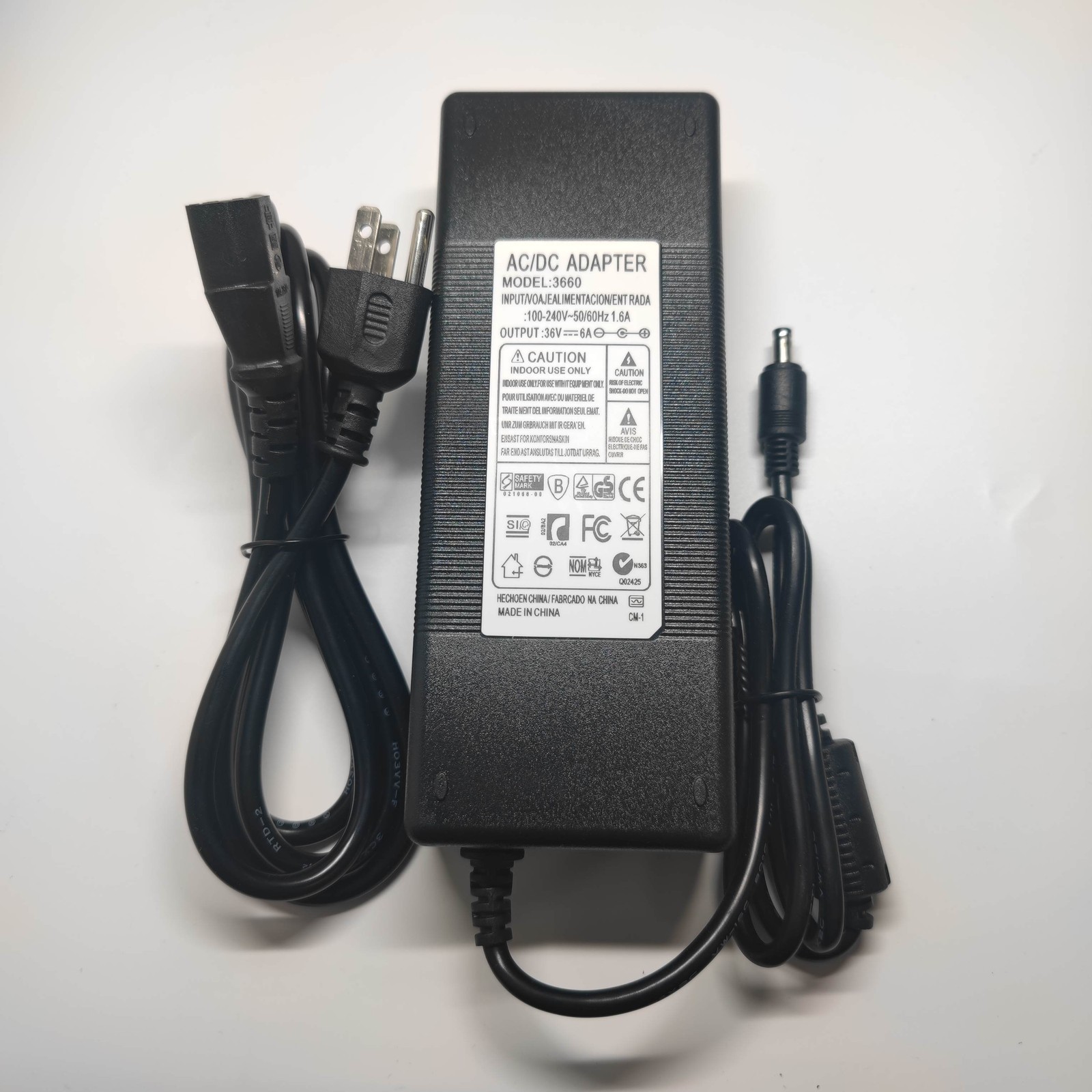 1X for Radion XR30G4 Pro Power Supply 36V Universal Adapter 