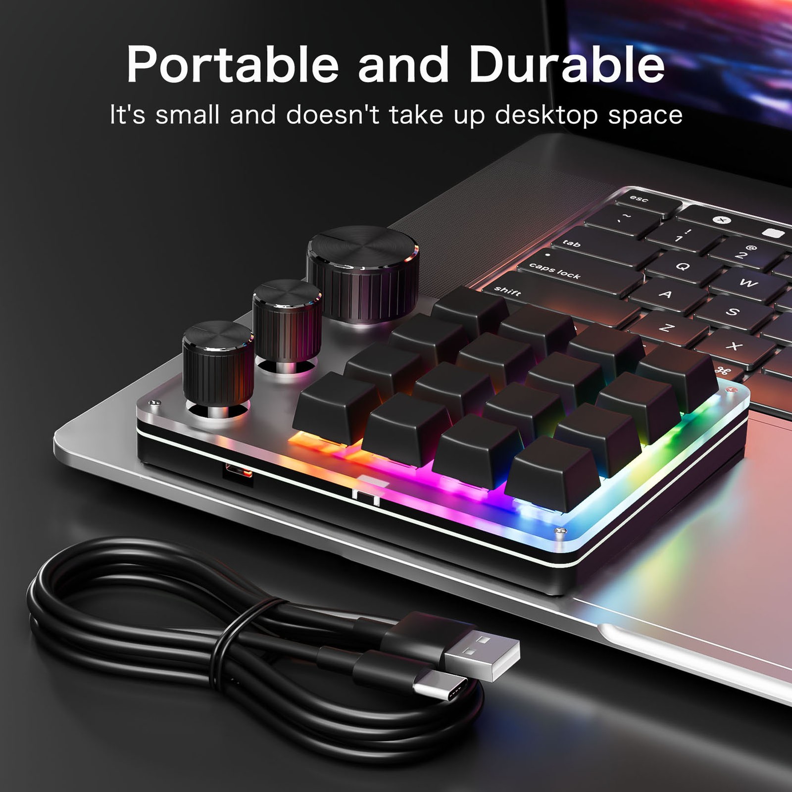 Custom Keypad Macro Pad Programmable 16 Key Wired Small Mechanical Gaming