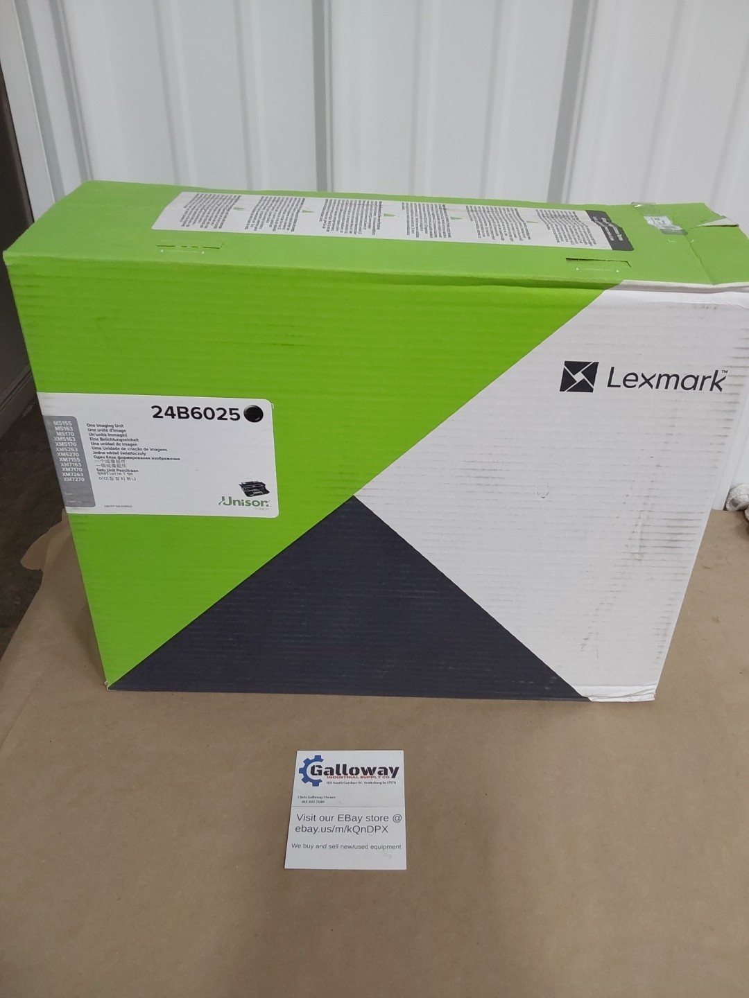 GENUINE Lexmark 24B6025 Black Imaging Unit M5155 M5170 XM5163 New OEM