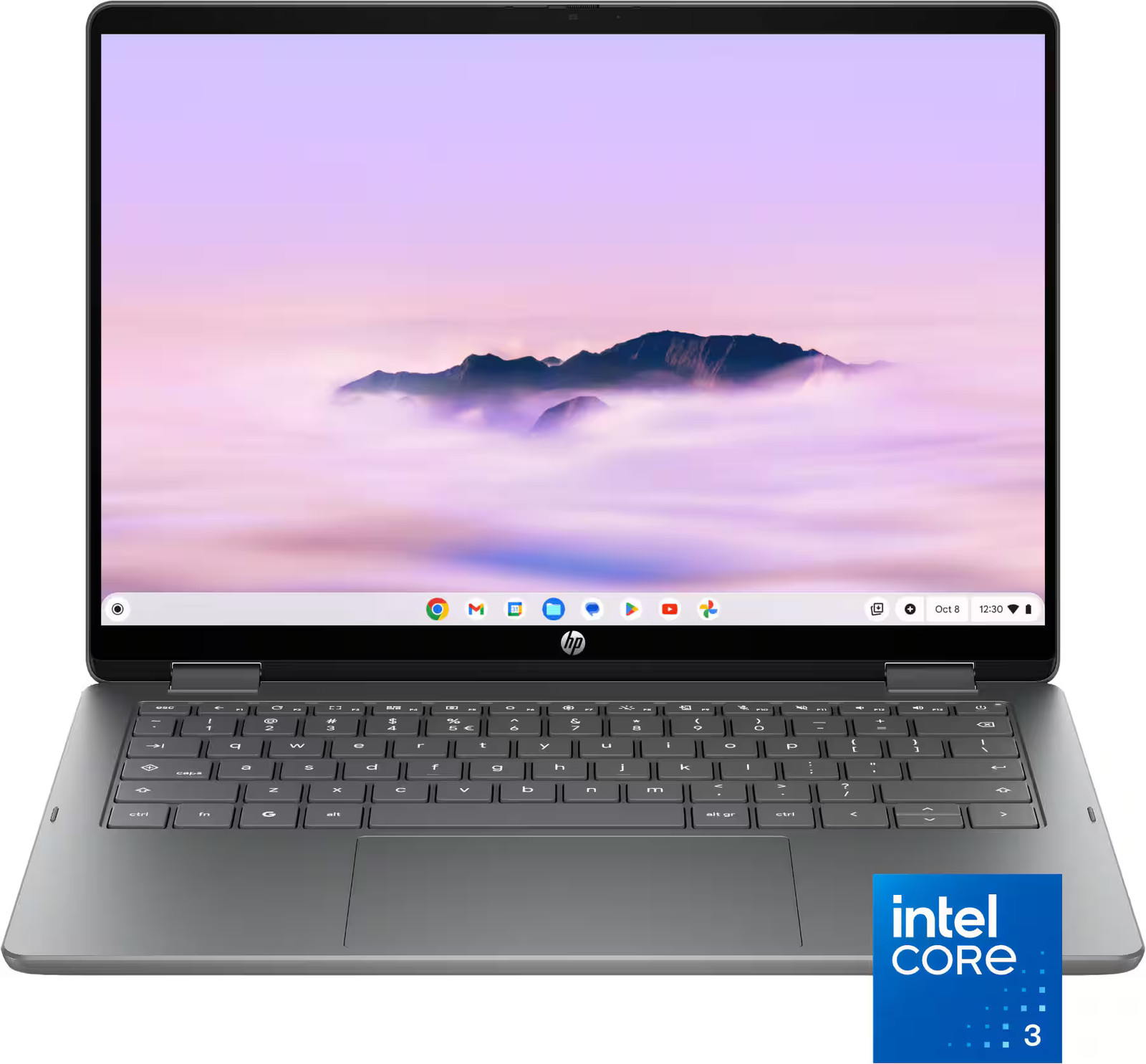 HP - 14" 2K Touchscreen 2-in-1 Chromebook Plus - Intel Core 3 N355 - 8GB Memo...