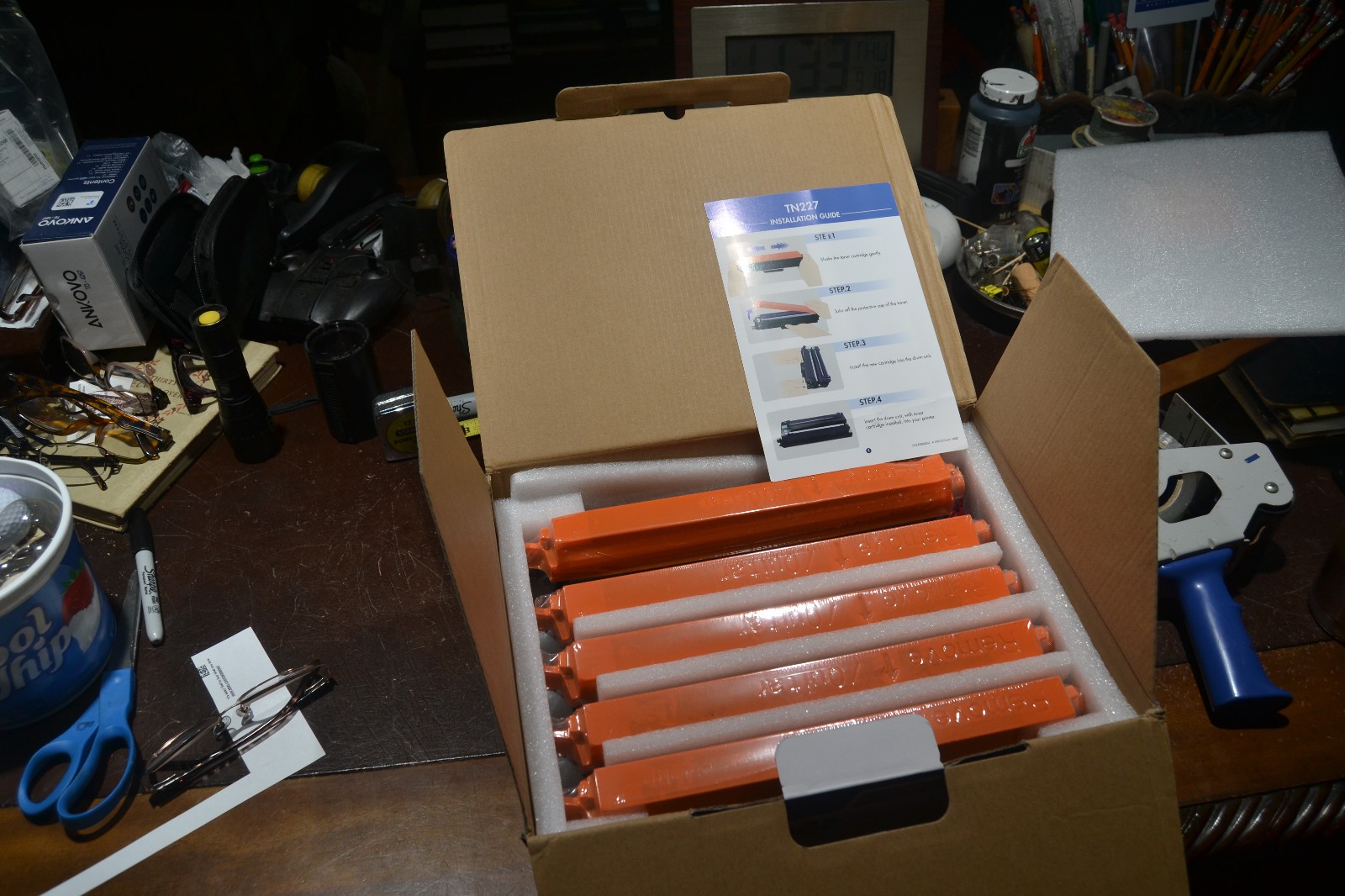 New 5 Pack Premium Toner Cartridge TN-227-V8-5CL Compatible with Brother TN227