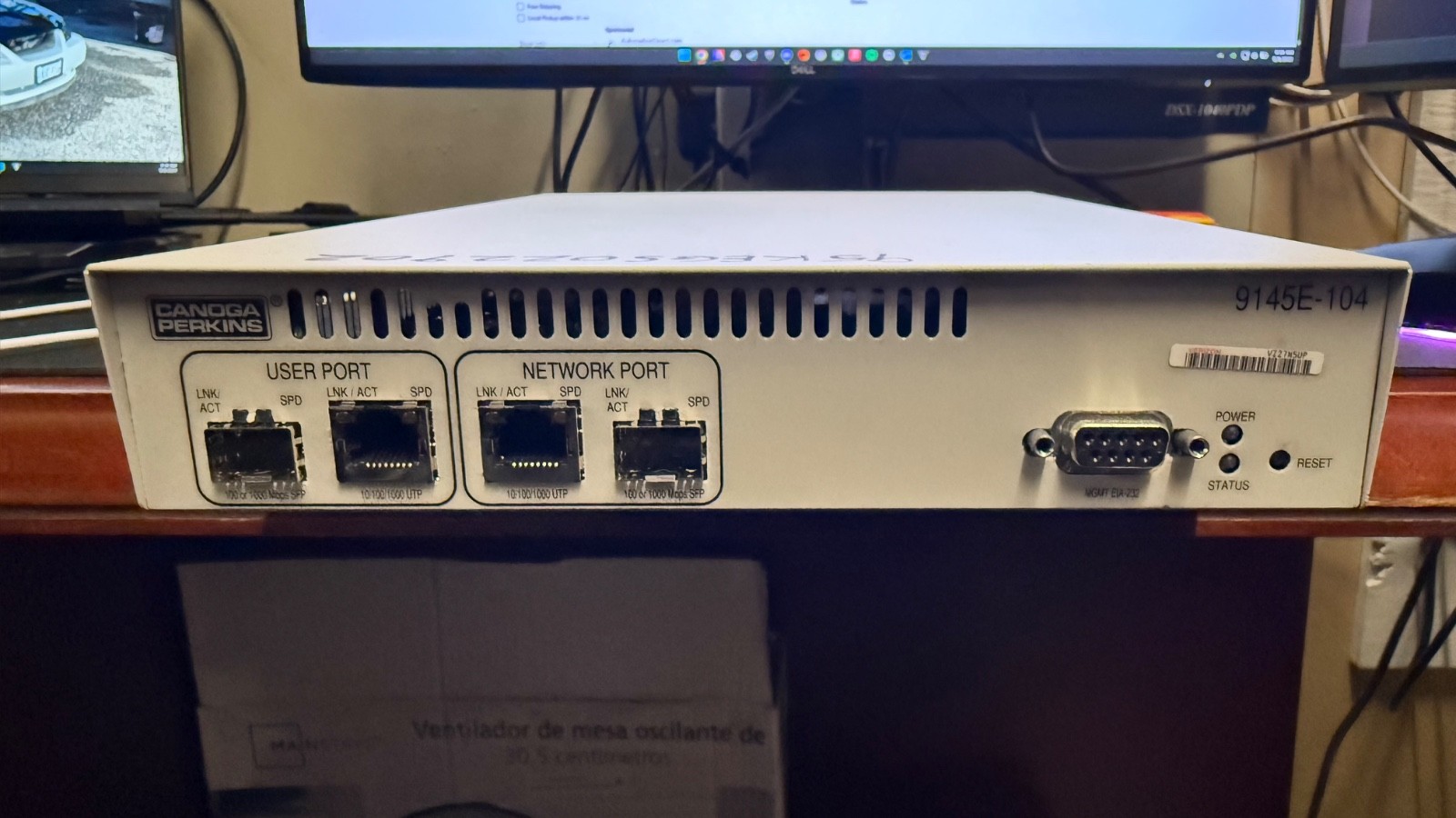 Canoga Perkins Model 9145E-104 1G Network Interface Device