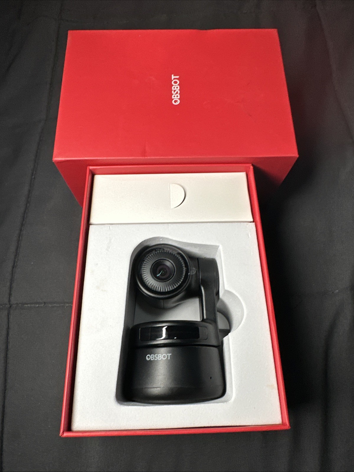 OBSBOT OWB-2004-CE Tiny AI-Powered PTZ Webcam Black New OB