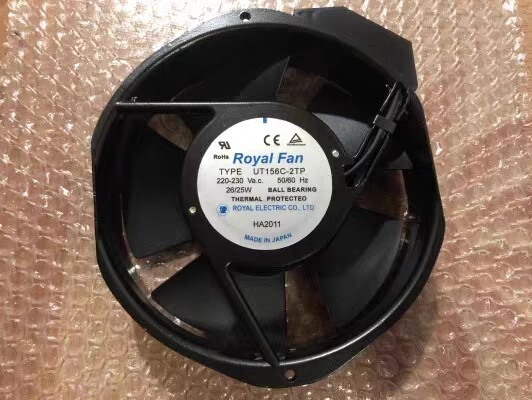 ROYAL FAN TYPE UT156C-2TP 220-230V 26-29W Metal Cooling Fan