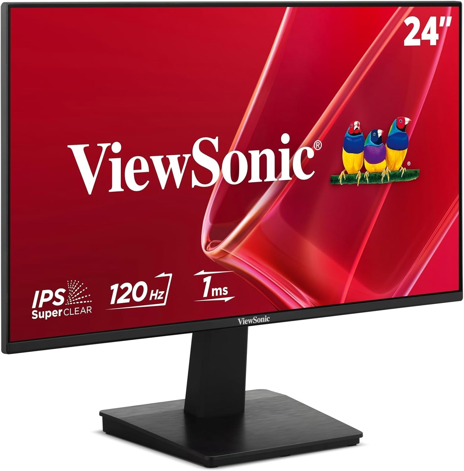 24" Full HD Monitor, Frameless Design, HDMI & VGA