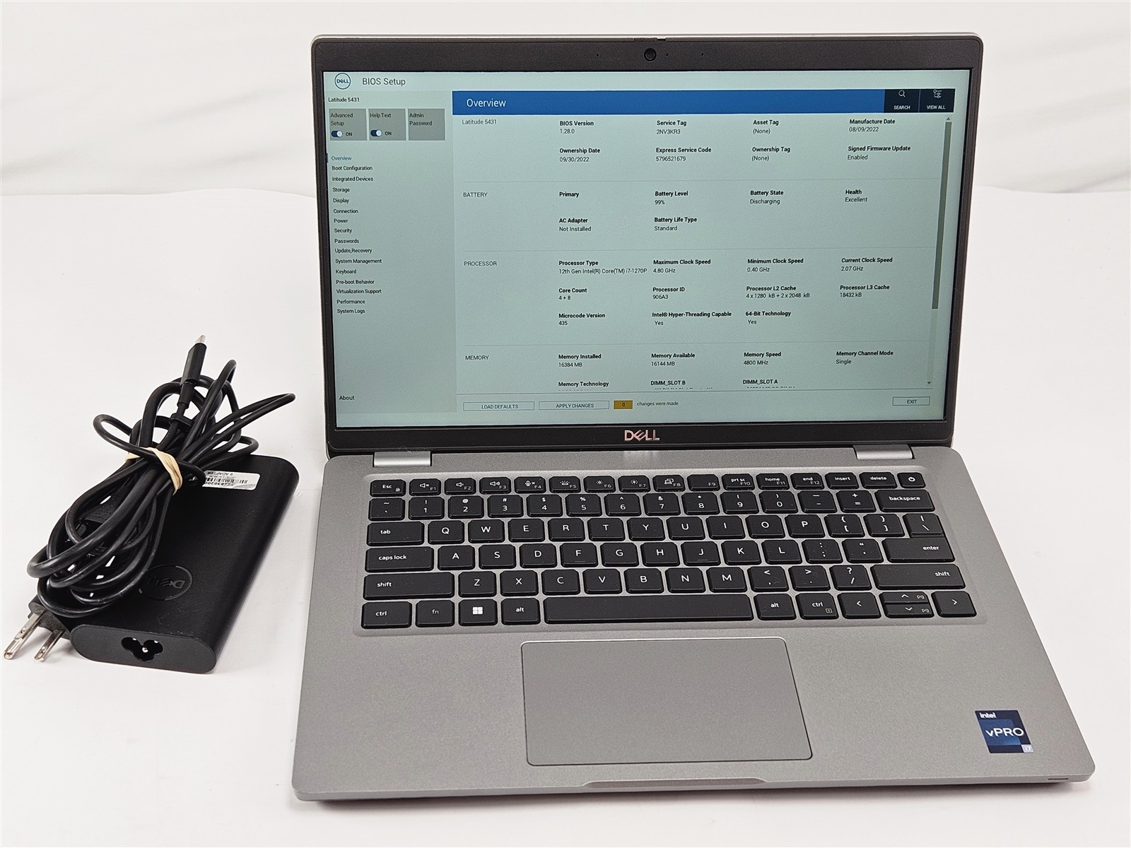 Dell Latitude 5431 Intel Iris Xe Graphics 14" Intel Core i7-1270P 16GB 256GB SSD
