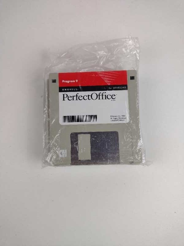 Novell Perfect Office for Windows v 3.0 - 3.5" floppies - 1994