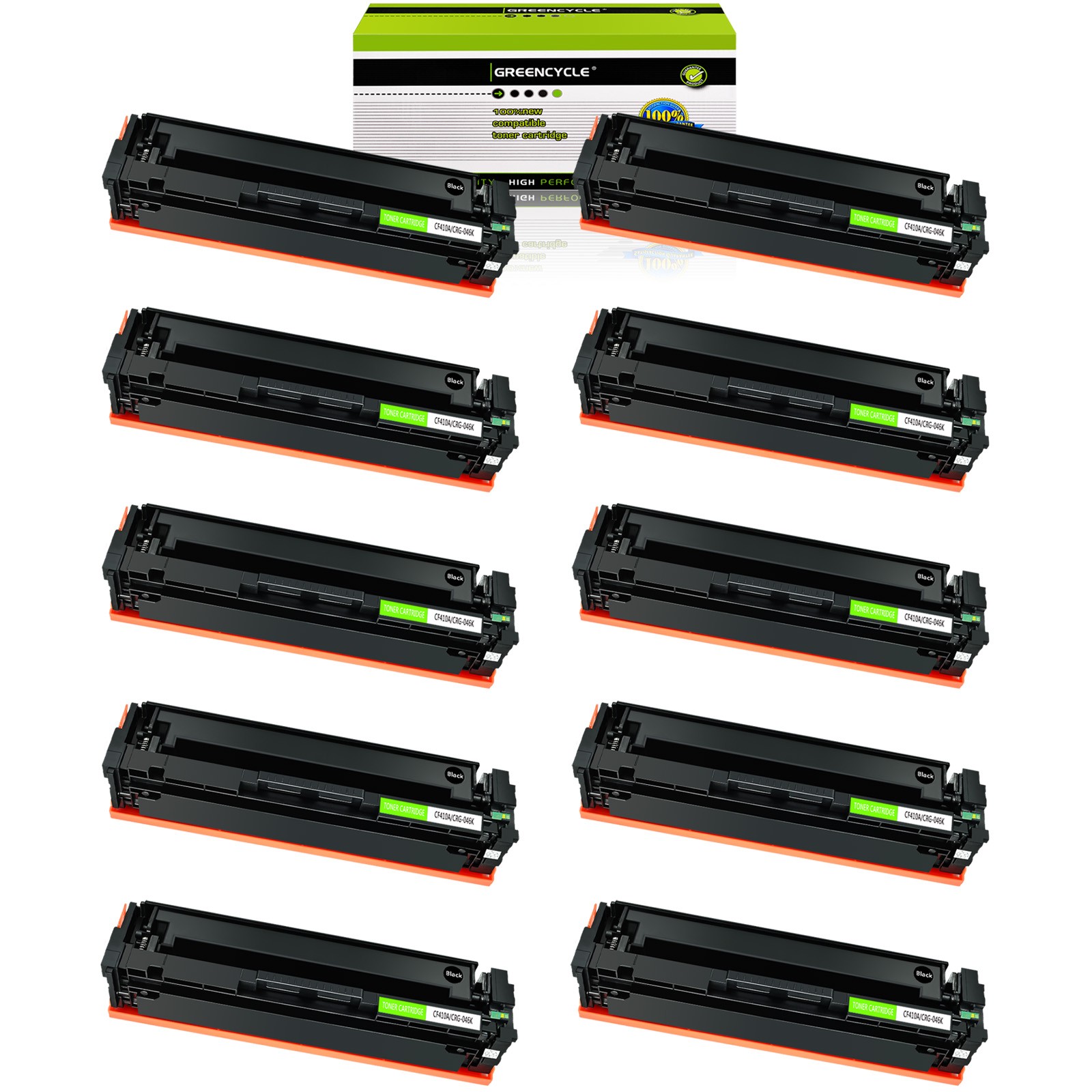 10 PK Black Toner For Canon 046H Color i-SENSYS MF732Cdw MF734Cdw MF735Cx