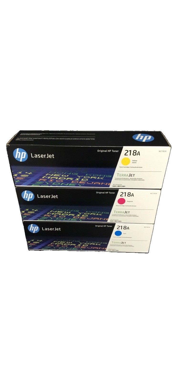 HP Genuine Original 218A LaserJet Pro Toner C/M/Y W2181A W2182A W2183A - SEALED