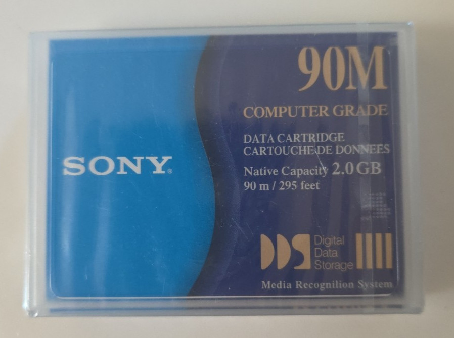 Sony 90P Premium DDS Data Cartridge 2.0 GB - Single Cartridge - Factory Sealed