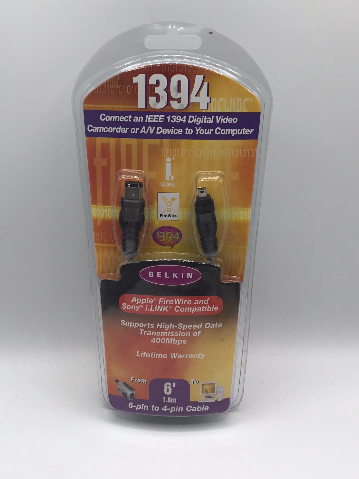Connect an IEEE 1394 Video or Digital A/V Device to Notebook Computer High-Speed