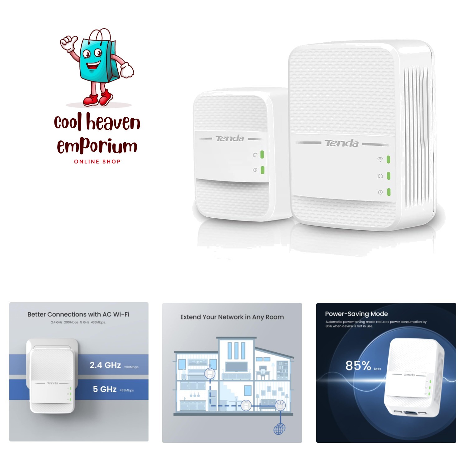 Ultimate AV1000 Powerline Extender Kit: Fast 1000 Mbps for Gaming & Streaming