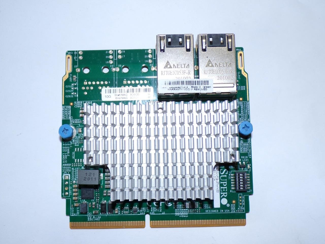 Supermicro AOC-MTG-I2TM-NI22 X550 2-Port 10GbE SIOM Ethernet Adapter (V5964)