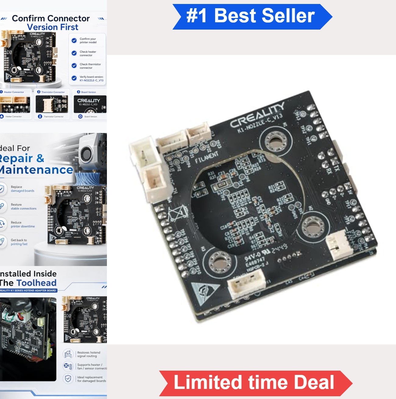 Hotend Toolhead PCB Board For K1 K1 Max K1C K1 SE 3D Printer Upgrade Adapter