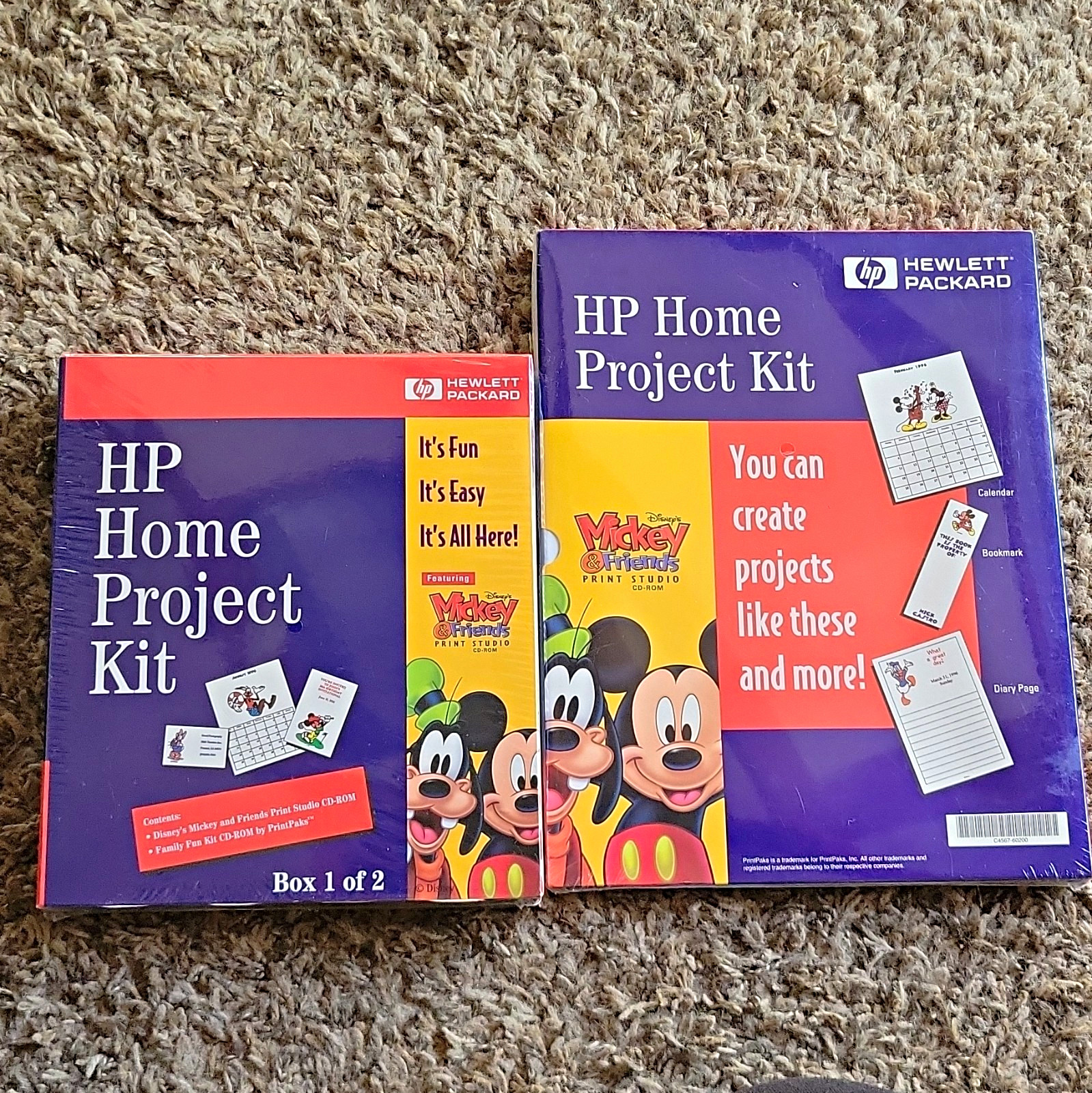 Hewlett-Packard HP Home Project Kit w/ PrintPaks Family Fun Kit & CD-ROM
