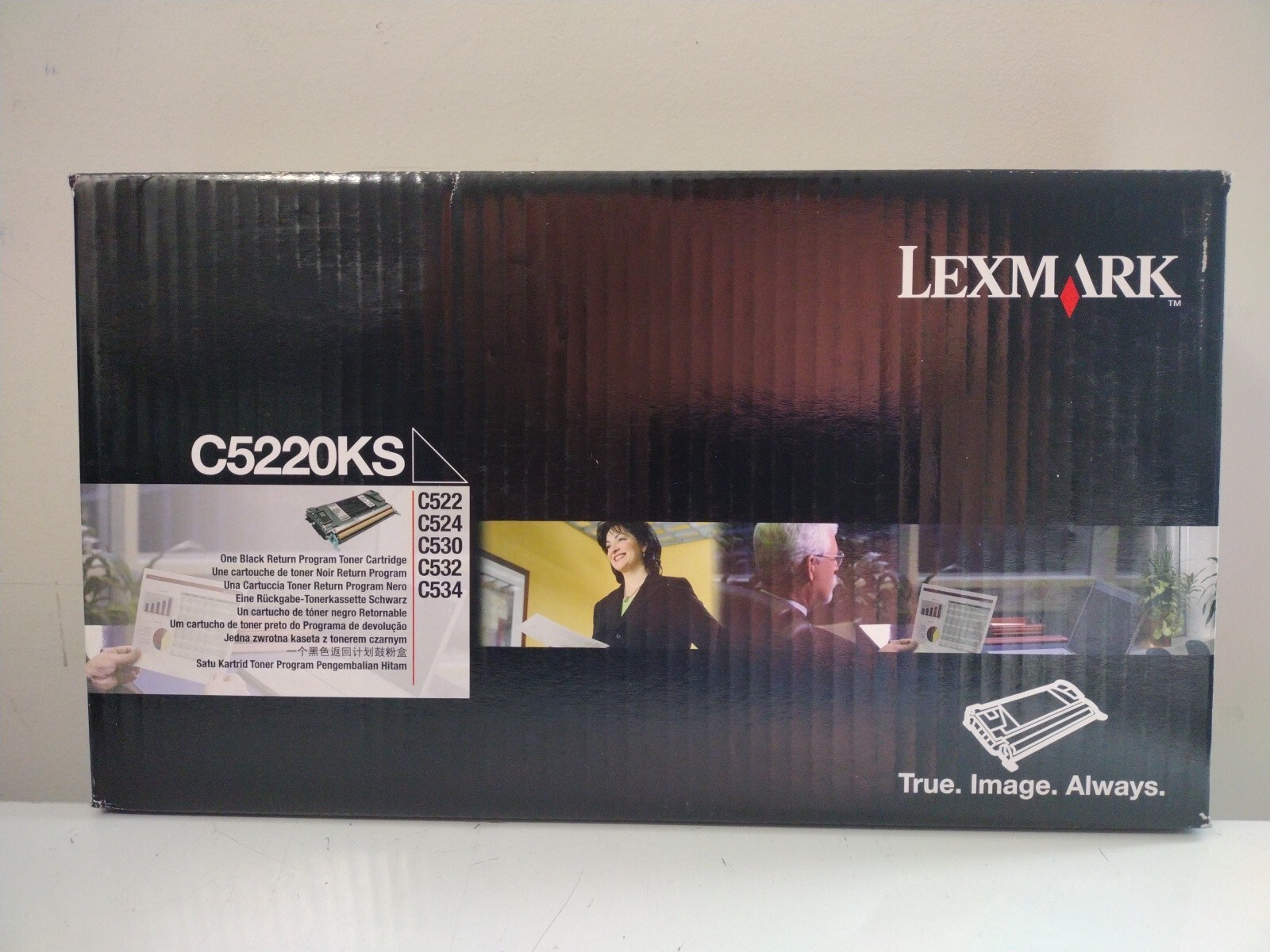 GENUINE Lexmark C5220KS C522-0KS C522 C524 C530 C532 C534 Black Toner New Sealed