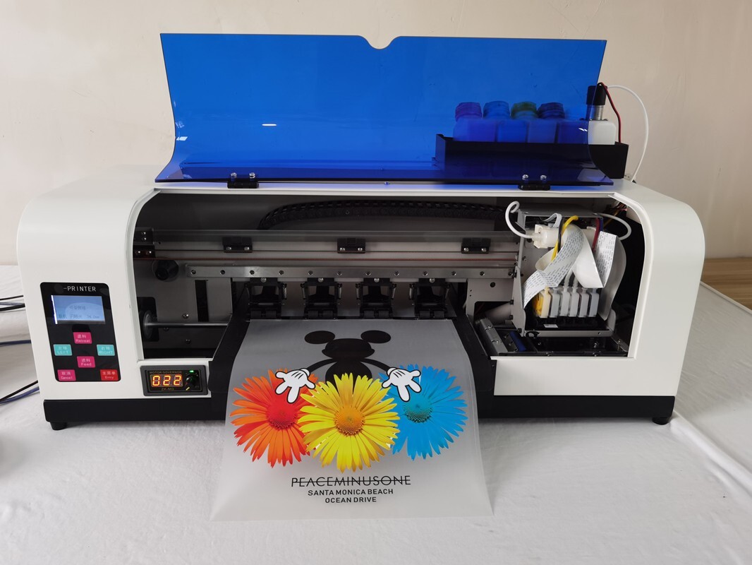 Single XP600 A3 DTF Printer with Roll Paper and Powder Shaking Machine
