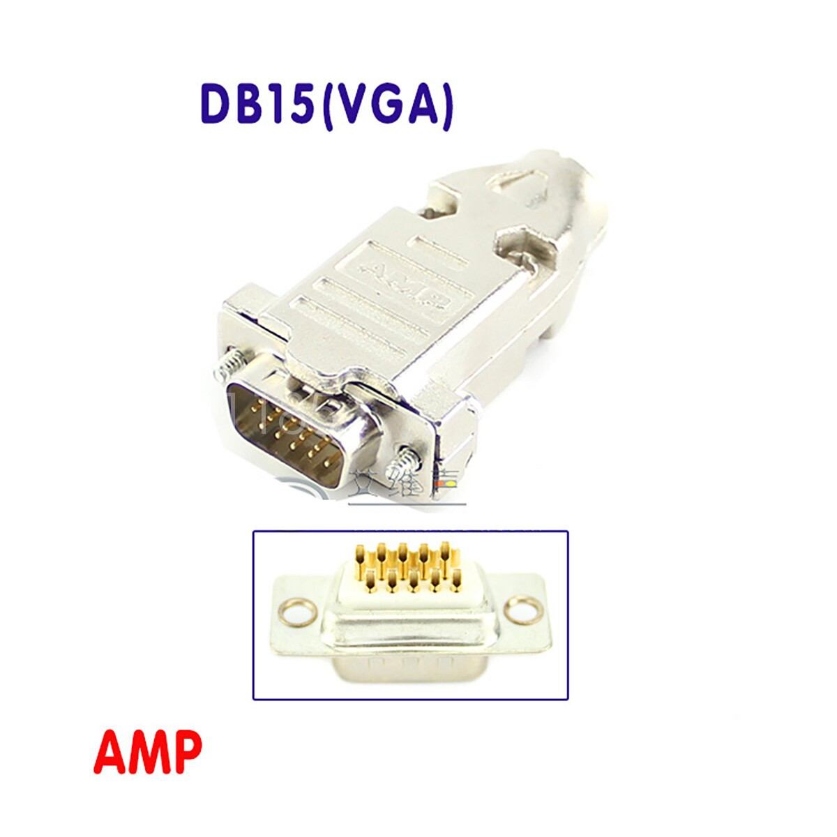 DB15 15 Pin VGA Female Male Plug Solder Coupler gender Changer Connector Lot