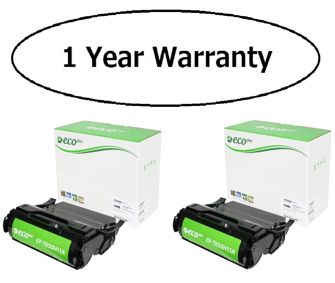 Search4Toner COMPATIBLE For Lexmark T650H11A T650H21A 2PK T650 T652 T654 T656