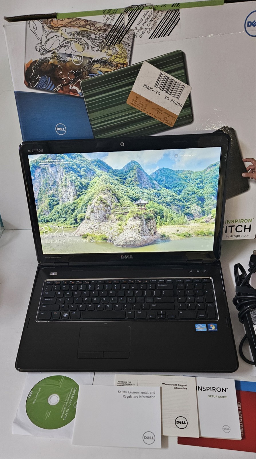 17.3”DELL INSPIRON N7110,intel i3@2.30GHz,8GB RAM,240GB SSD,WIN 11 23H2,(260)