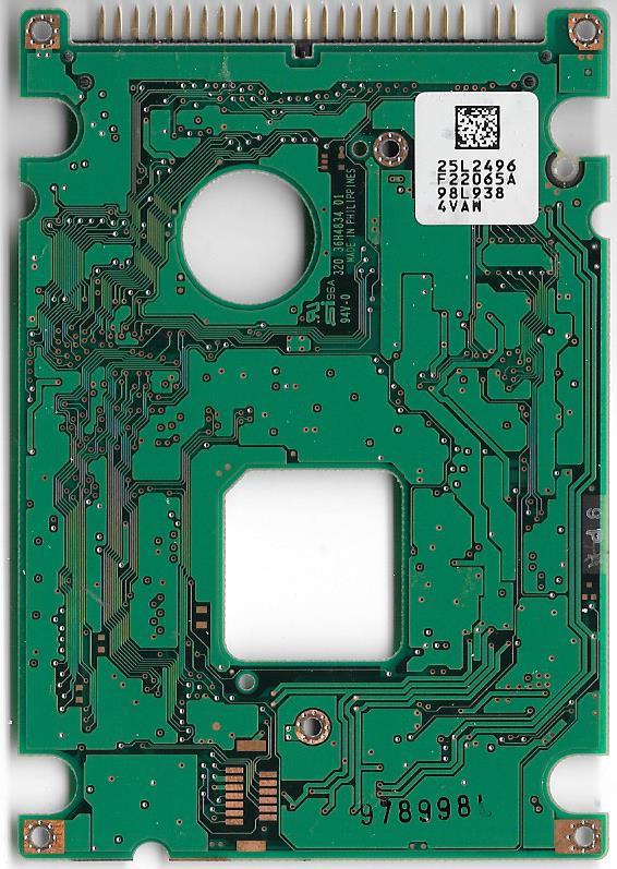 IBM TRAVELSTAR DBCA-206480 6.49GB IDE PCB BOARD ONLY  25L2496  F22065A