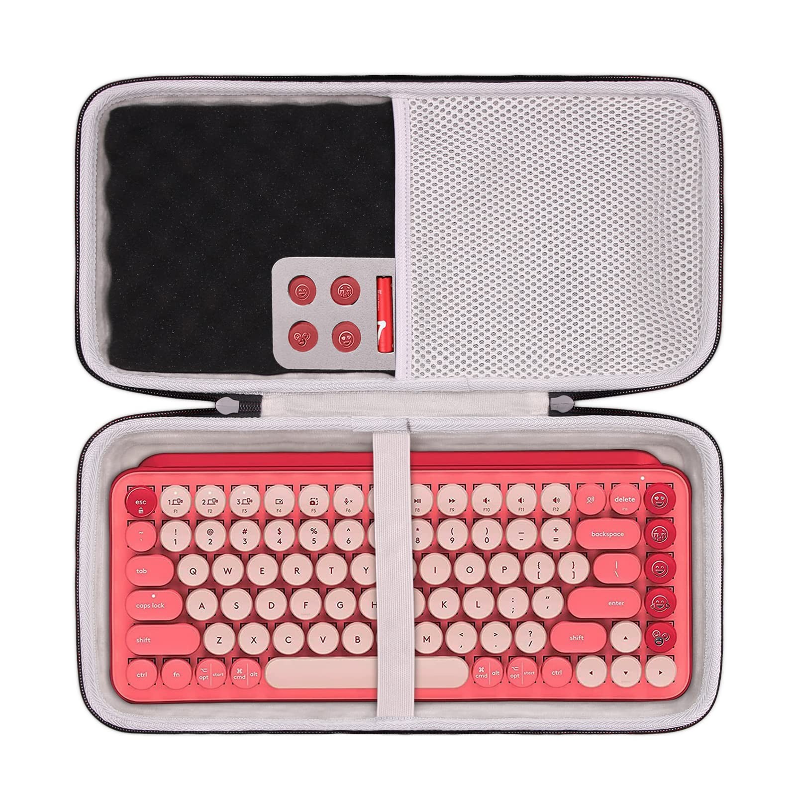 LTGEM Case for Logitech POP ICON Combo Rosy