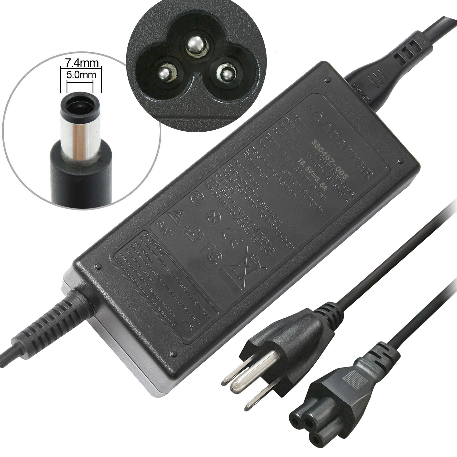 Laptop Charger Adapter for HP EliteBook,HP Stream,HP Pavilion,HP ENVY,TouchSmart